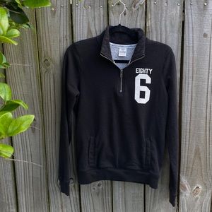 PINK Black Pull-Over Sweater